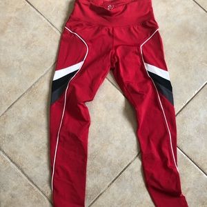 Alpha prime Red Leggings xs